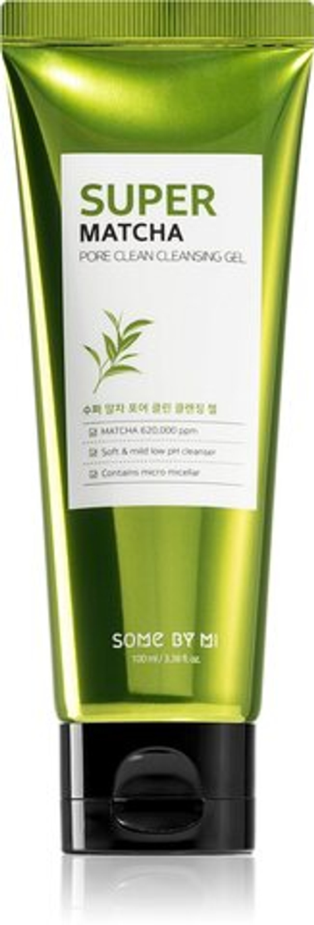 Some By Mi Super Matcha Pore Clean - нежный очищающий гель для расширенных пор /   100  ml  / GTIN 8809647391388