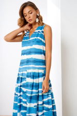 51271 Платье женское (т.синий)