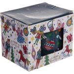 Кружка керамическая 400мл «Новогодний калейдоскоп» в подарочной коробке