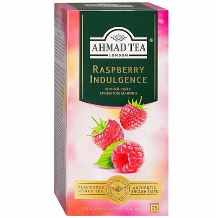 Чай черный Ahmad Tea Малина 25 пакетиков