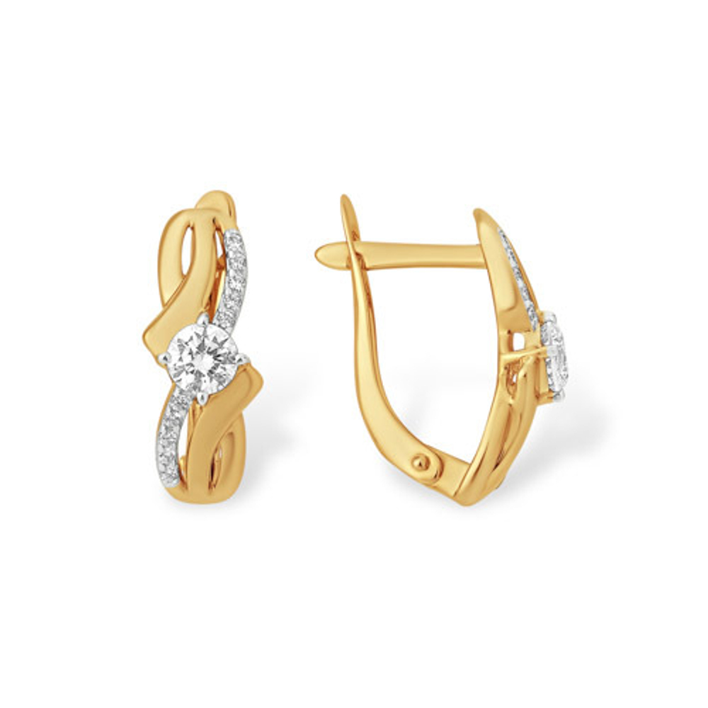 Серьги из золота 585 пробы