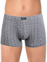 Мужские трусы-боксеры с принтом (Размер: L) (Цвет: серый)