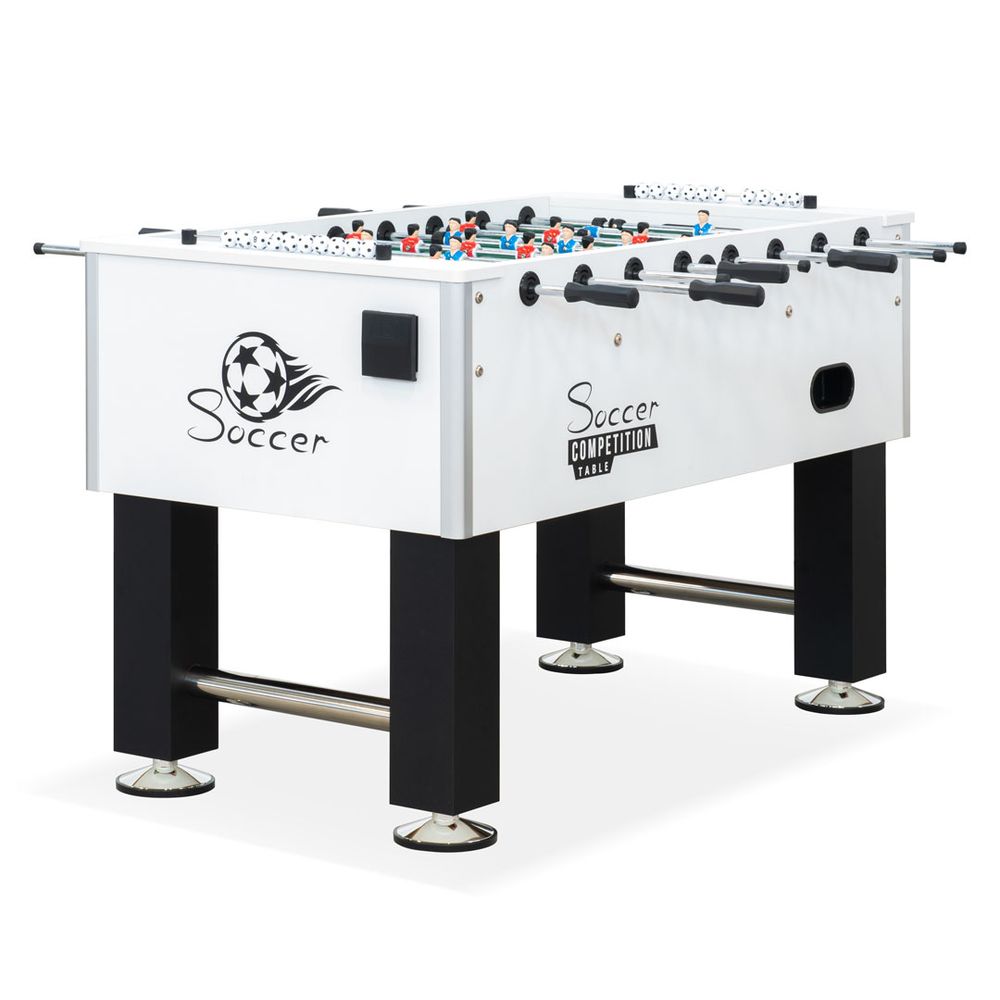 Игровой стол - футбол "Roma 7" (светло-серый)