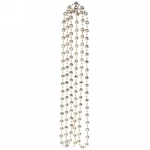 Бусы на ёлку 2м «Капельки», Шампань