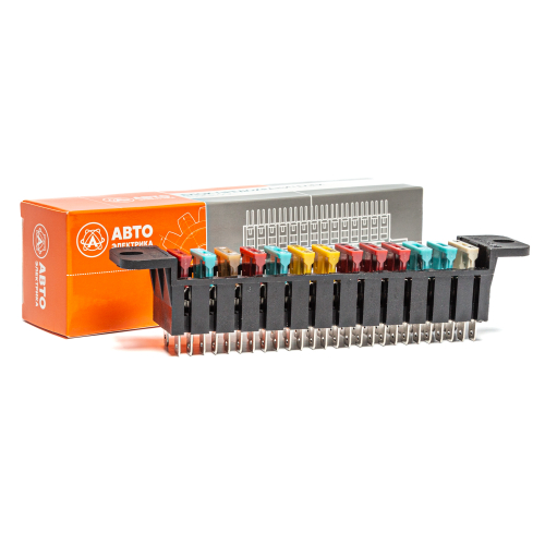 41.3722 AE Блок предохранителей, ГАЗ, ВАЗ, КамАЗ, медные контакты, 12/24 В АвтоЭлектрика