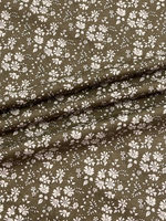 Хлопок Liberty оливковый с цветочным принтом Tana Lawn™ Cotton - Classic Collection