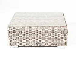 "Лунго" журнальный столик плетеный, цвет бежевый