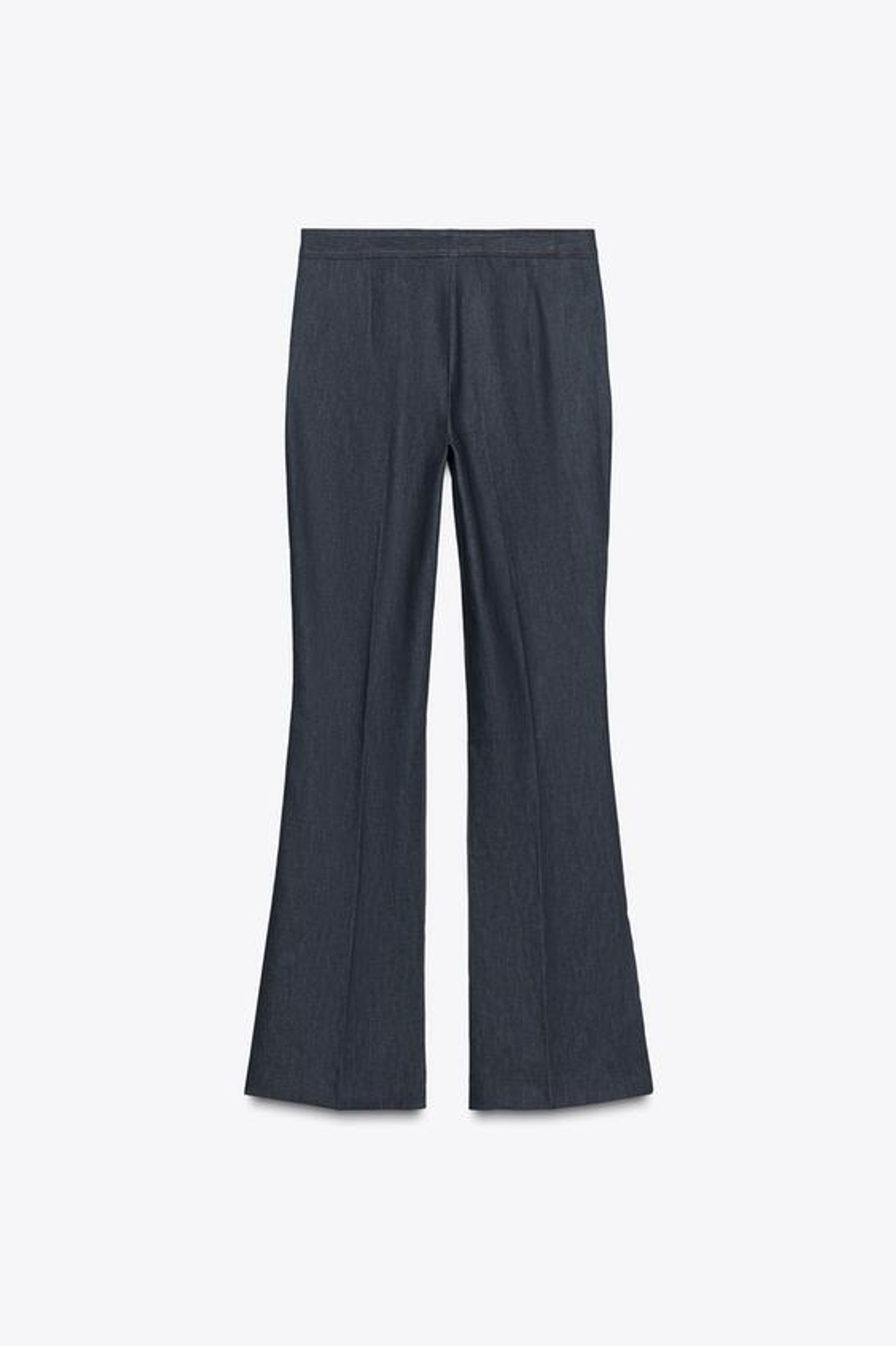 ZARA БРЮКИ С КОНТРАСТНОЙ СТРОЧКОЙ, ИНДИГО