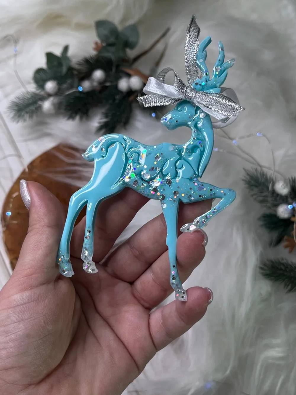 Новогодняя елочная игрушка Олень