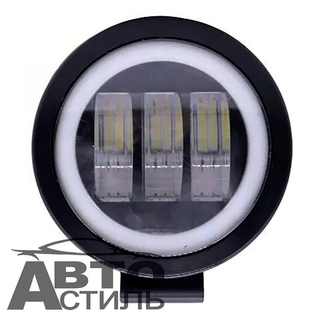 Прожектор LED-СТГ -круг  30W ( 90*56*113) 3Lens +ДХО бл/дальн шт G0029T