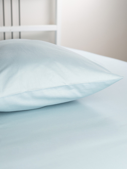 BLOOM 2 наволочки 50x70см, сатин голубой