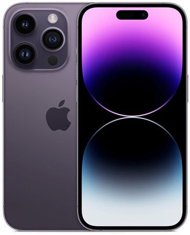 Смартфон Apple iPhone 14 Pro 512 ГБ (nano-SIM и eSIM), глубокий фиолетовый