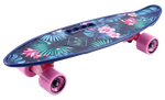 Скейт пенни-борд Tech Team Fishboard 23" print с ручкой синий