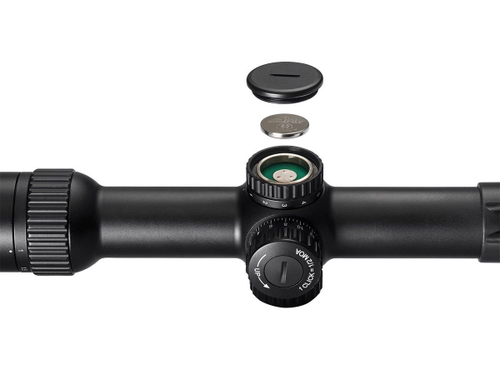 Прицел Gaut Obsidian 1-8x24, сетка X2, подсветка точки