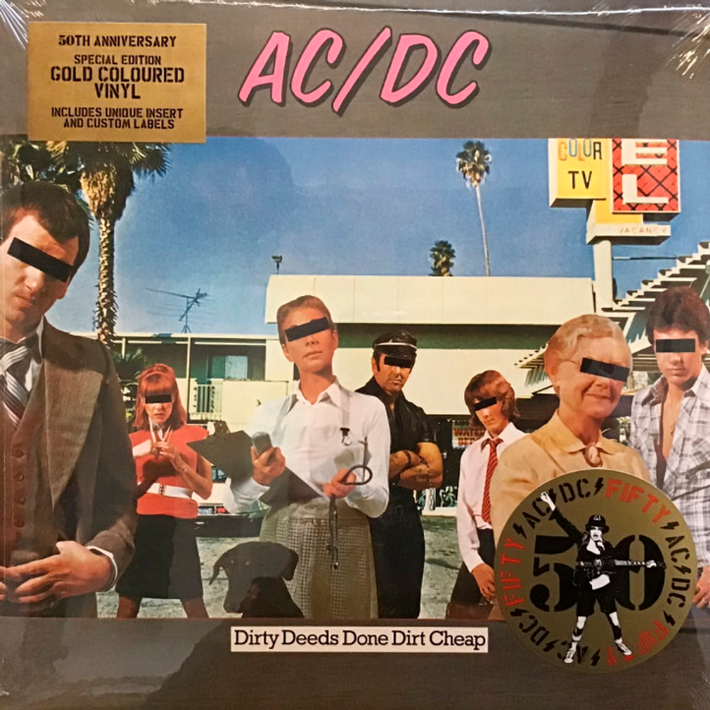 AC/DC / Dirty Deeds Done Dirt Cheap (50th Anniversary)(Coloured Vinyl)(LP)