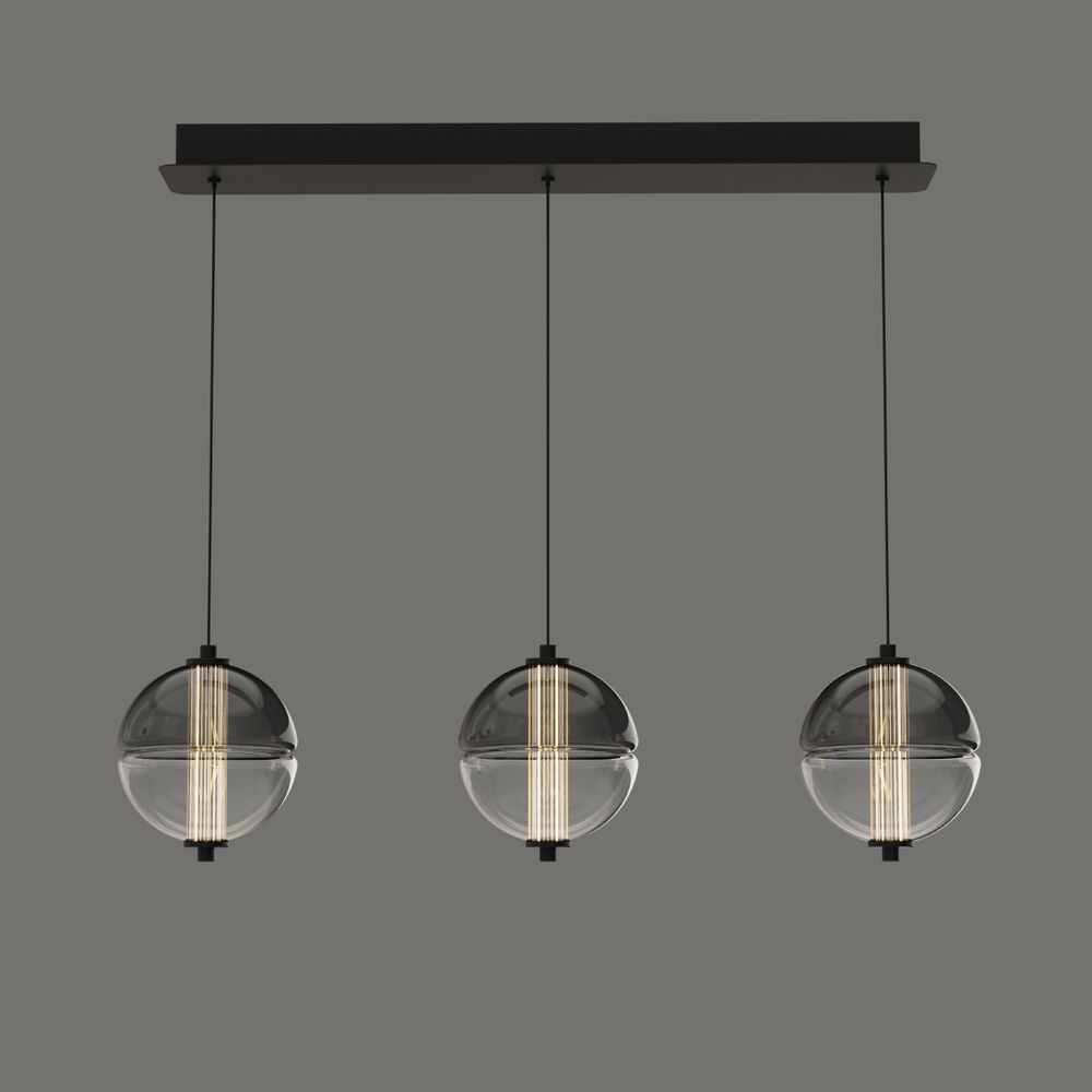 Подвесной светильник MD24022079-3B black/smoky