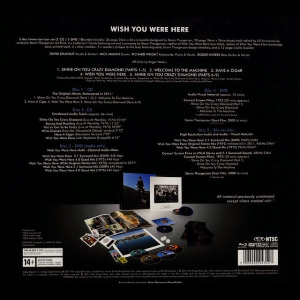 Pink Floyd / Wish You Were Here - Immersion Box Set (2CD+2DVD+Blu-ray)