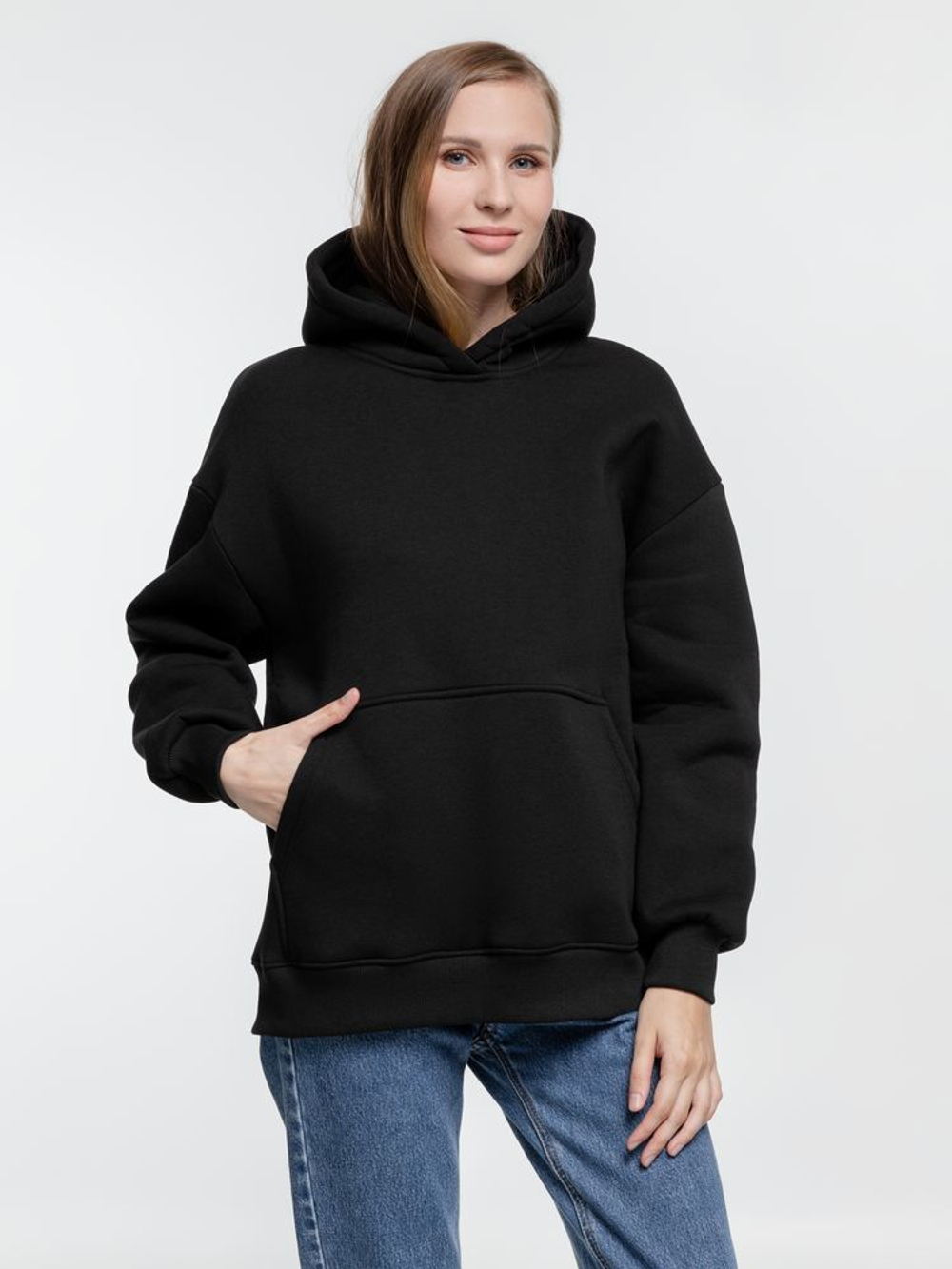 Худи оверсайз Kulonga Comfort Heavy, черное