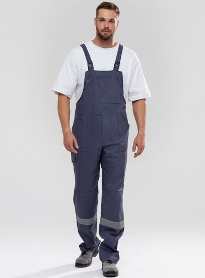 Костюм "Флофт-2" СОП У. полукомбинезон (т.серый/св.серый)