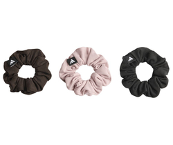 Повязка на голову Adidas Scrunchies 3P - aurora coffee/dual lilac/black