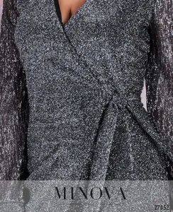 Платье 1120-серебро Minova