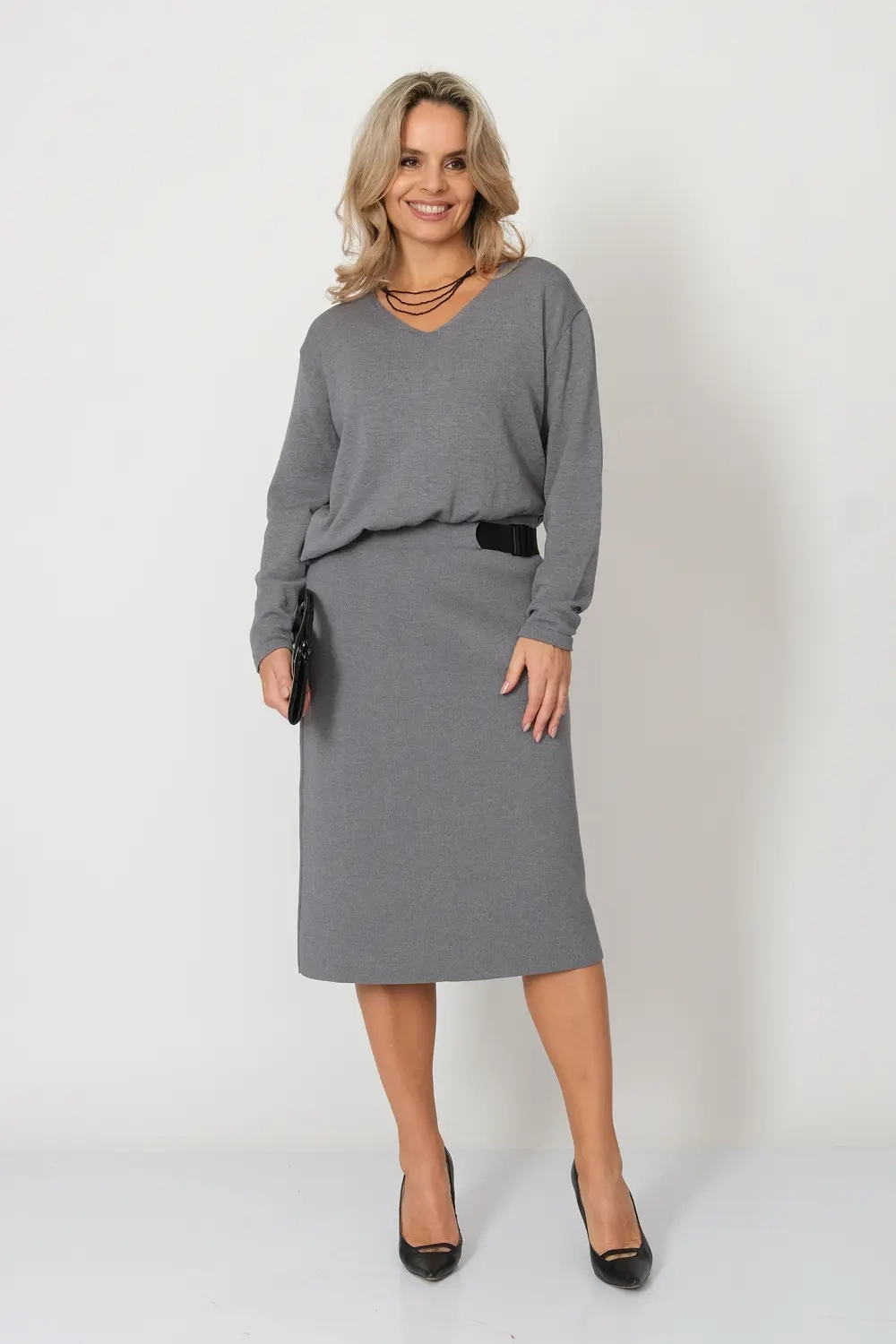 Платье Ф 002/серый