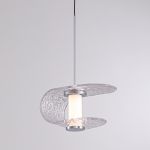 Подвесной светильник MD24020901-1A chrome/clear