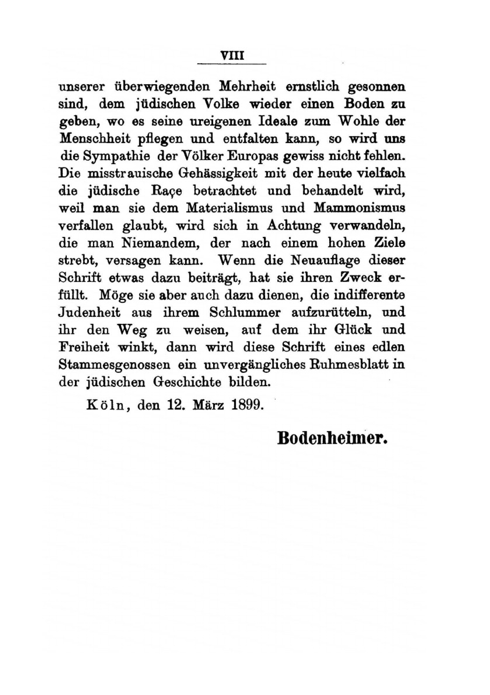 Rom Und Jerusalem. Die Letzte Nationalitätsfrage.Briefe Und Noten | M.Hess