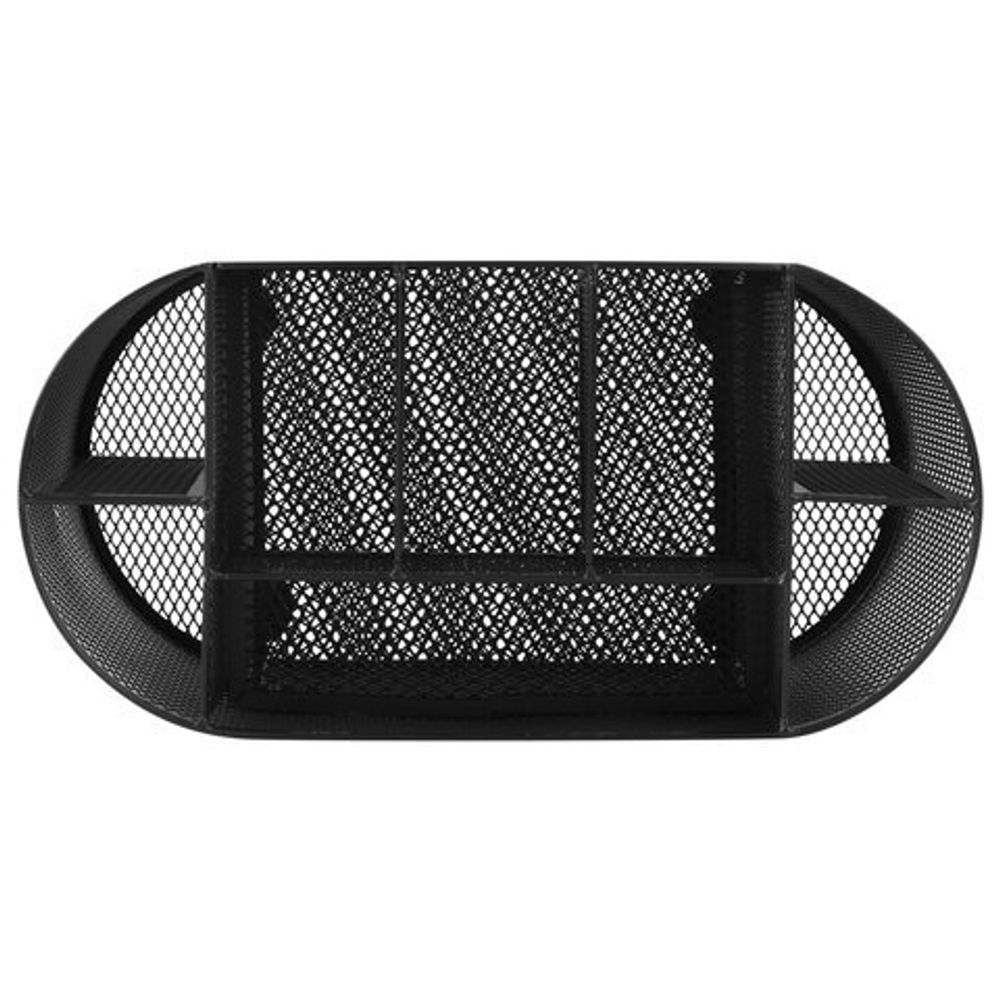 Подставка-органайзер металлическая BRAUBERG, 9 секций, 105х220х110 мм, черная, 237418