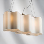 802133 Подвес NUBI 3х40W E27 ШАМПАНЬ/БЕЛЫЙ