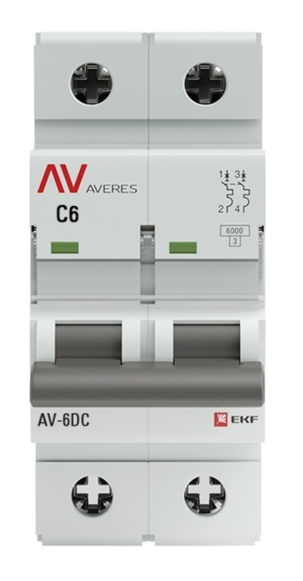 Автоматический выключатель  EKF mcb6-DC-2-06C-av