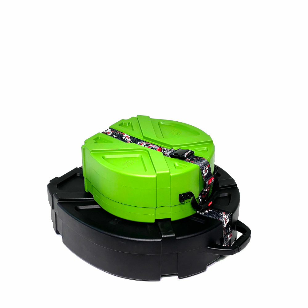 Кейс кофр БЕЖЕВЫЙ для барабанных тарелок до 24" на колесах и с выдвижной ручкой DGCASE DARUMA 24-01А