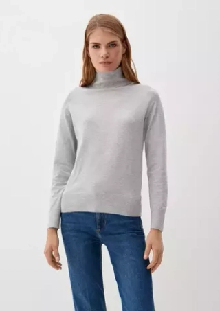 Водолазка однотонная с горлом женская s.Oliver