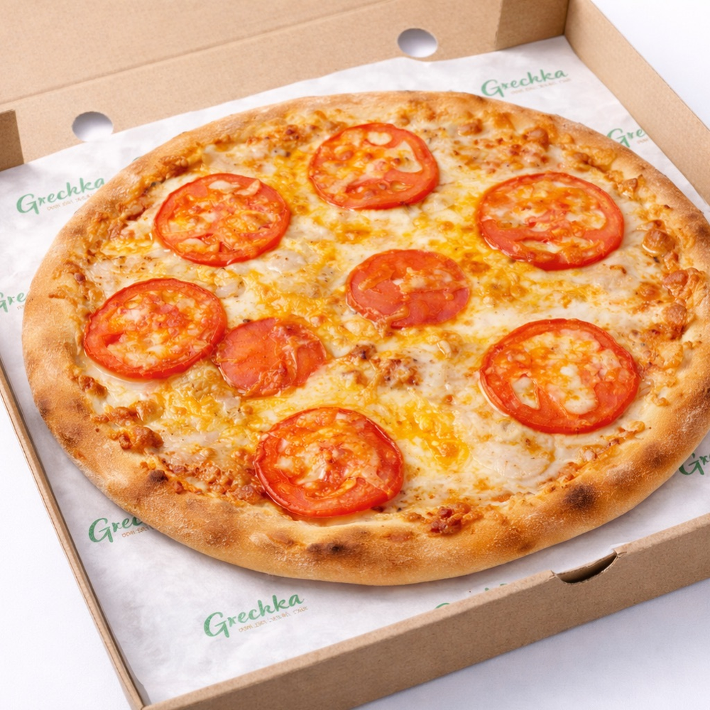 Пицца сырная с курицей