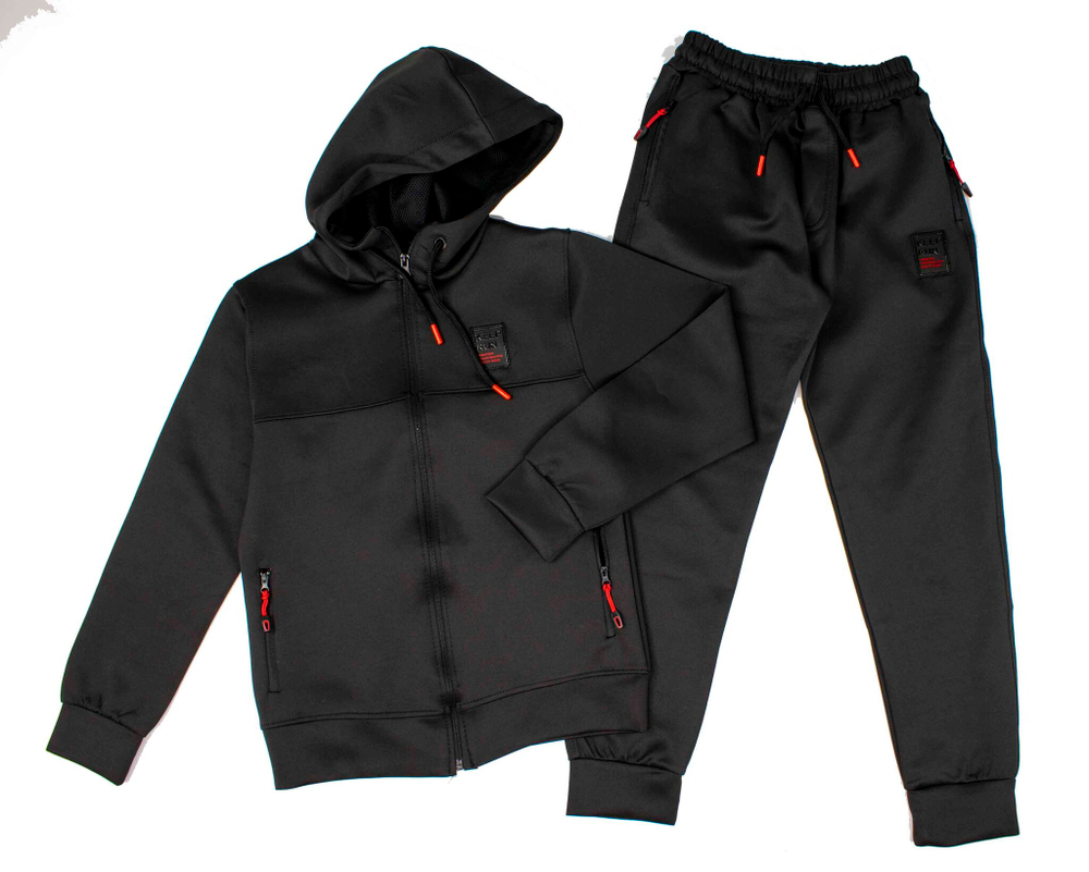 костюм спортивный эластик BLACK 4733