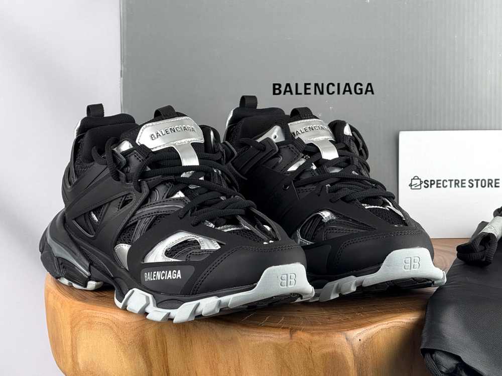 Balenciaga Track Sneaker Black Silver