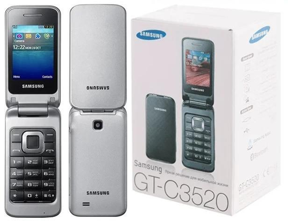 Мобильный телефон Samsung GT-C3520 Silver