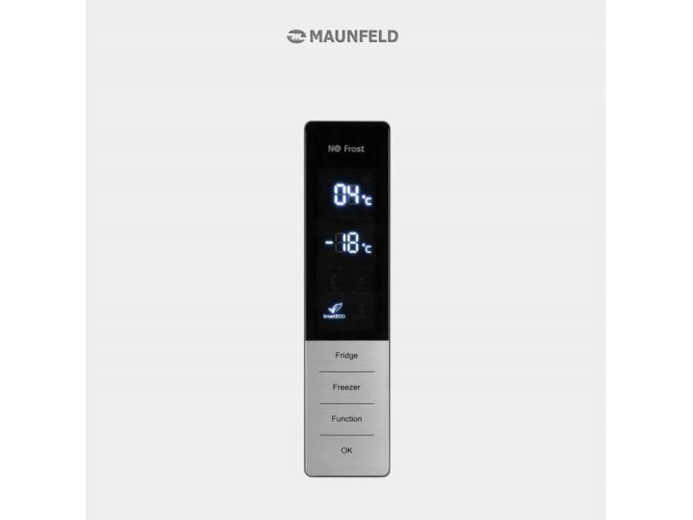 Холодильник Maunfeld MFF200NFWE Total No Frost белый