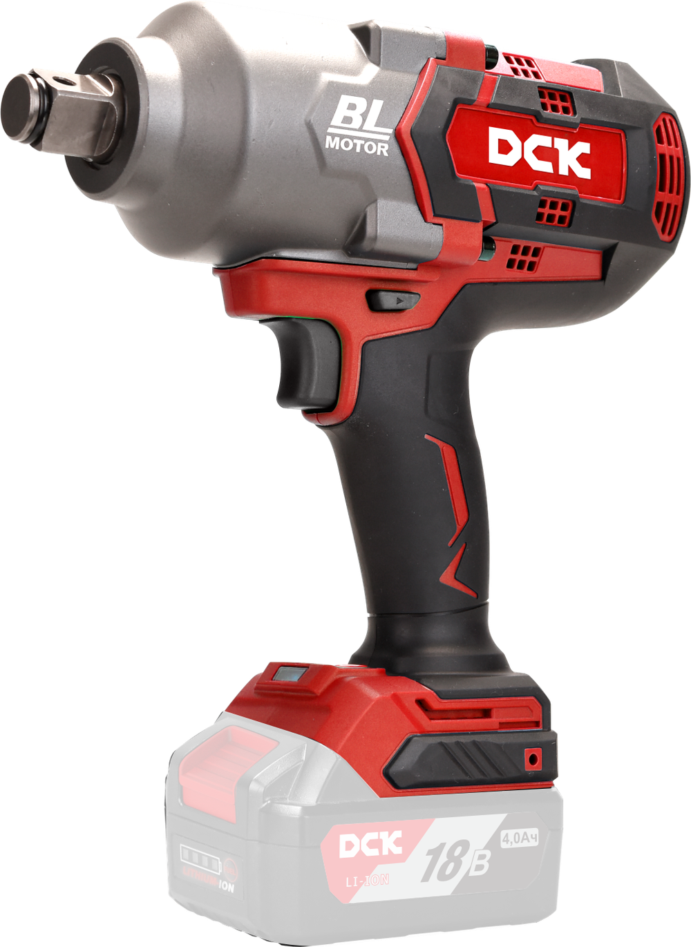 Гайковерт аккум ударный бесщеточный DCK KDPB998 (TYPE Z), 18В, 3/4 ". 1000НМ, без АКб и З/У