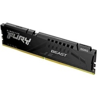 Модуль памяти DIMM DDR5 8Gb, 4800Mhz, Kingston Fury Beast Black (KF548C38BB-8)