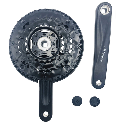 Система  PROWHEEL Al-6061-T6 под квадрат,175 мм,44/32/22T,чёрный(без болтов)