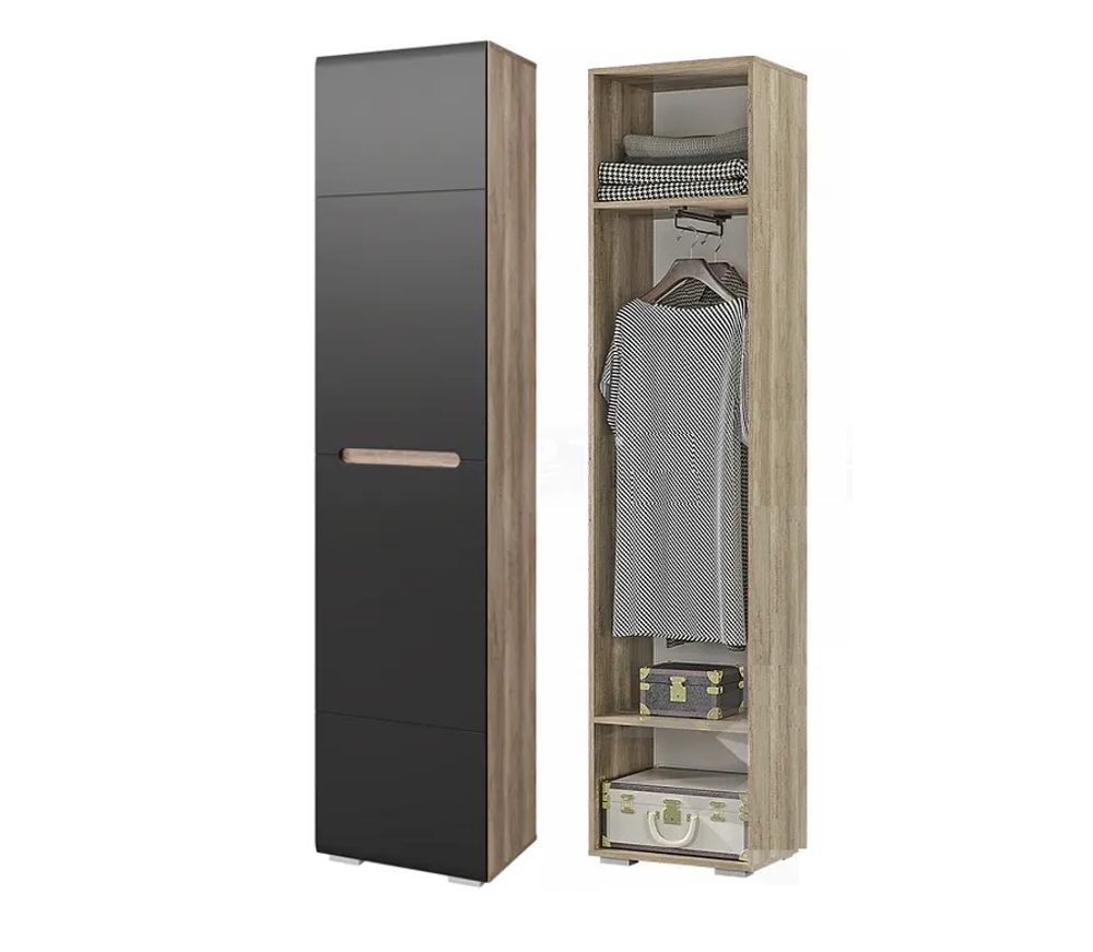 Шкаф для белья Наоми ШК-25 дуб каньон/графит
