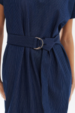 51749 Платье женское (синий в полоску)