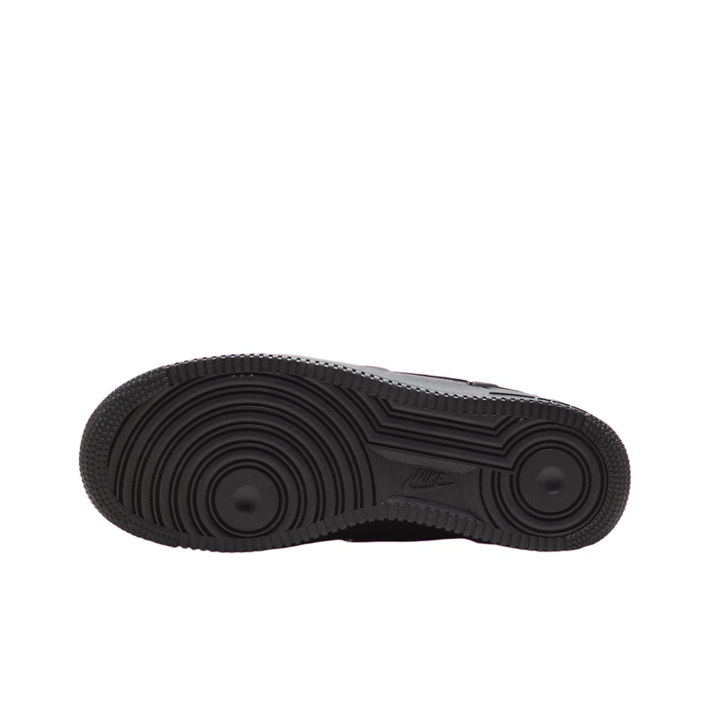 Nike Air Force 1 Low '07 Lx Black Silver Mini Swoosh Women's