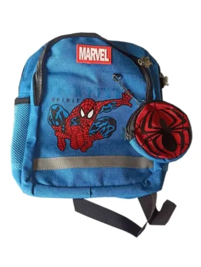 Рюкзак Spider Man голубой