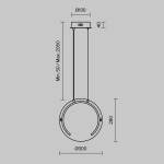 Подвесной светильник Freya ECLAT FR6182PL-L14BS