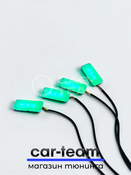 Контурная подсветка амбиентная "Ambient light" салона автомобиля с приветствием