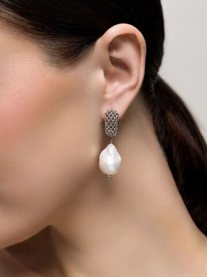 Серьги "Sea Bottom" Silver