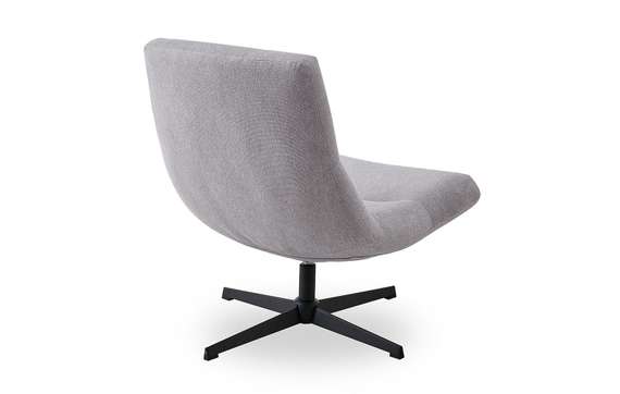 Крутящееся лаунж-кресло Soma, серое
