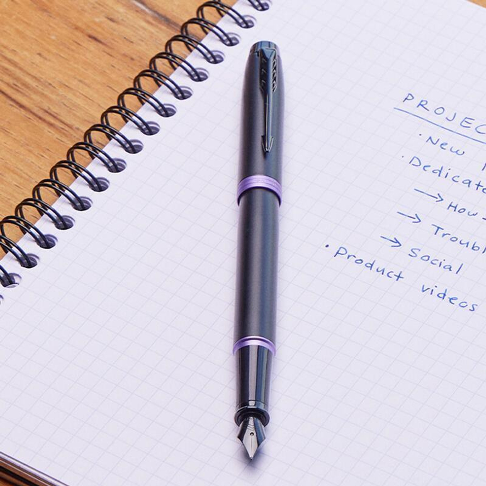Parker IM Professionals - Amethyst Purple BT, перьевая ручка, F, подар.кор.